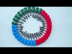 پولیش کردن کربید فلز چرخشی دو طرفه برش استیل وولفستم سر پیس