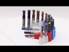 فولگستر کربید پوشانده فرش پایان 4 فلوت ابزار برش با عملکرد بالا