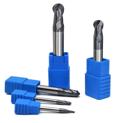 قیمت خوب فرز کاتر 4 فلوت توپ دماغه CNC روتر بیت کاربید انتهای آسیاب 45HRC R3 R4 R5 R6 آنلاین