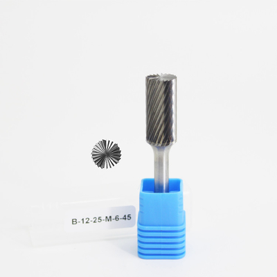 قیمت خوب 40 CrMo Shank Single Cut 6mm Shank SB Cylinder End Cut Carbide Burr Bits برای فلز آنلاین