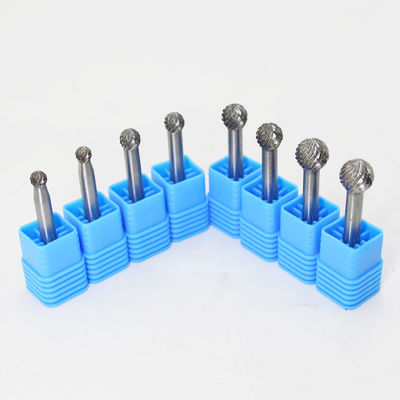 قیمت خوب خاشاک سفارشی 1/8 2.35 Bur Bits Carbide Ball Shaped Burr سیمان کاربید وولفستم سیمان کاربید چرخشی برای حکاکی چوب آنلاین