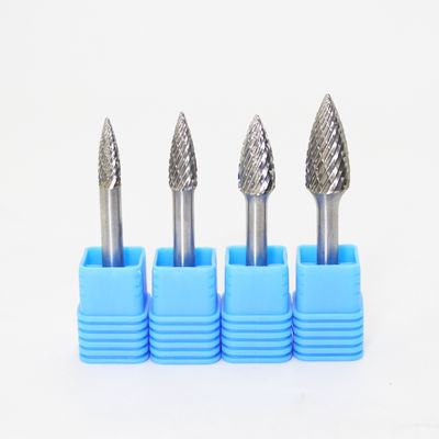 قیمت خوب WUWTOOLS 6mm Shank Double Cut Carbide Burr for Hardened Steel Metal Removal with Die Grinder آنلاین