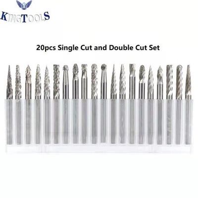 قیمت خوب 20PC Double Cut Carbide Burr Set 0.118 