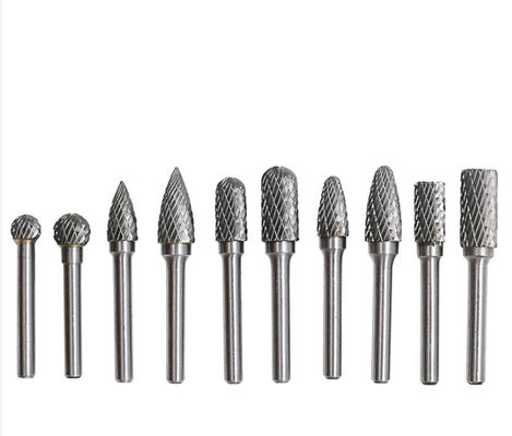 کیفیت  Brazed Double Cut Rotary Files Carbide Burrs Set 50000RPM کارخانه