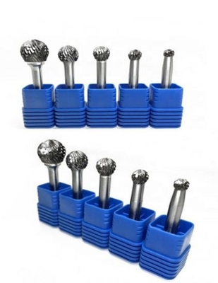 قیمت خوب 6mm Shank D Type Tungsten Carbide Ball Burr برای فلزکاری آنلاین