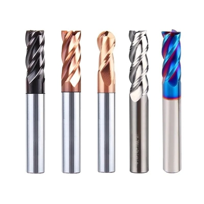 HRC65 4 Flute Tungsten Carbide Endmill CNC Router Bits Cortadores End Mill For Stainless Steel