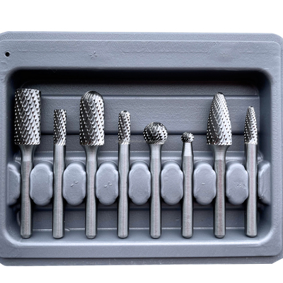 قیمت خوب GRY COLOR CARBIDE BURRS SET BURRS GRINDING Sets 8 PC ROATRY FILE آنلاین