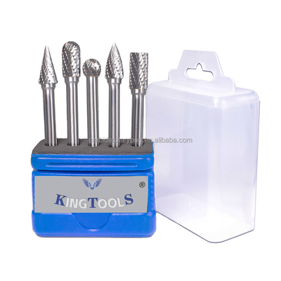 قیمت خوب فرز فایل های چرخشی کاربید سیمانی برای فرآوری فلز مجموعه فرز کاربید 5 تکه آنلاین