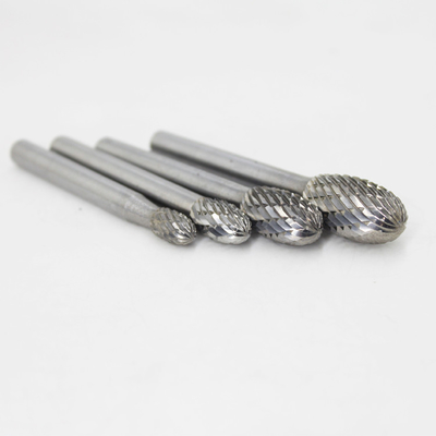 قیمت خوب قطعات کاربید وولفستم AlTiN Double Cut Head 3-25mm 6mm قطر ساقه آنلاین