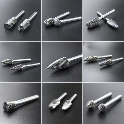 قیمت خوب کاربید وولفستم Burr Set Silver Grinding Shape Tree/Round Tree/Cylindrical Shape BURRS رنگ نقره برای خرد کردن آنلاین