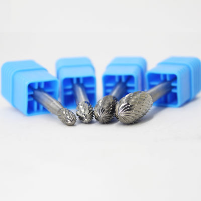 قیمت خوب Manufacturer Hot Selling All Type Ready to Ship E Oval Shape 6-inch Long  Double Cut Tungsten Steel Solid Cemented Carbide Burrs آنلاین