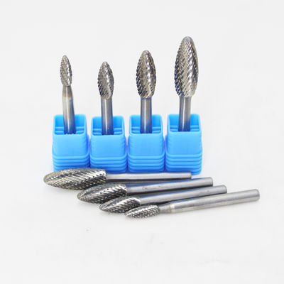 قیمت خوب 3mm and 6mm Extended Length Flame Shape Carbide Burr Die Grinder Bit for Metal Grinding آنلاین