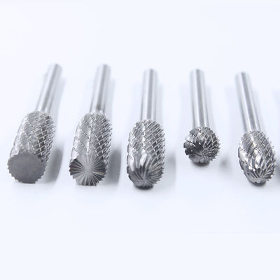 قیمت خوب دو قطعه Tungsten Carbide Rotary Burr با یک شاخه 1/4 اینچی و سختی 70-90HRA برای دبرینگ فلز آنلاین