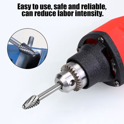 قیمت خوب اندازه سفارشی دقیق دو قطعه کاربید وولفستم فایل چرخشی 6mm Shank Die Grinder Borring Burr Bits آنلاین