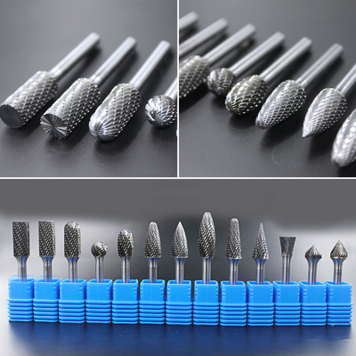کیفیت نوع B Tungsten Carbide Rotary Burrs Carbide Burs -Cylindrical End Cut (برگ های چرخدار کربید ولتفستم نوع B) برگ های کربید -برگ های سرپوشیده به شکل بالینی کارخانه