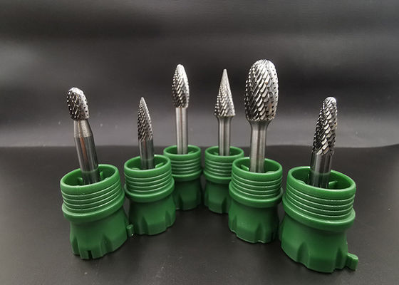 قیمت خوب YG10X 6mm Shank 10mm Head Rotary Files Burrs For Polishing آنلاین