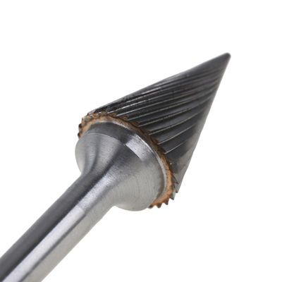 قیمت خوب Rotary File Solid Tungsten Carbide Burrs دو طرفه شکل مخروطی گرد آنلاین